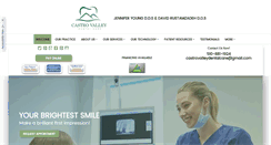 Desktop Screenshot of castrovalleydentalcare.com